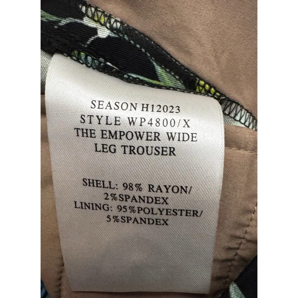 WildFang THE EMPOWER WIDE LEG LEMON TROUSER SIZE 6 NWT - Picture 10 of 11